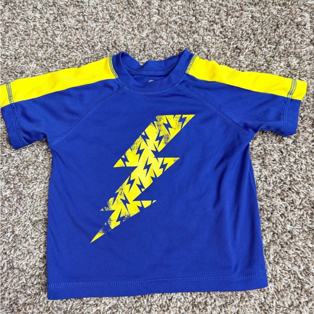okie dokie Blue and Yellow Kids Tee
